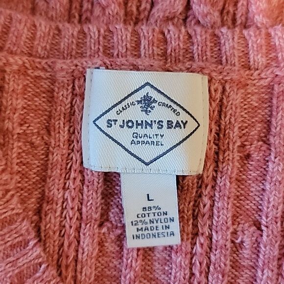St John's Bay crewneck sweater Size L - Picture 7 of 9